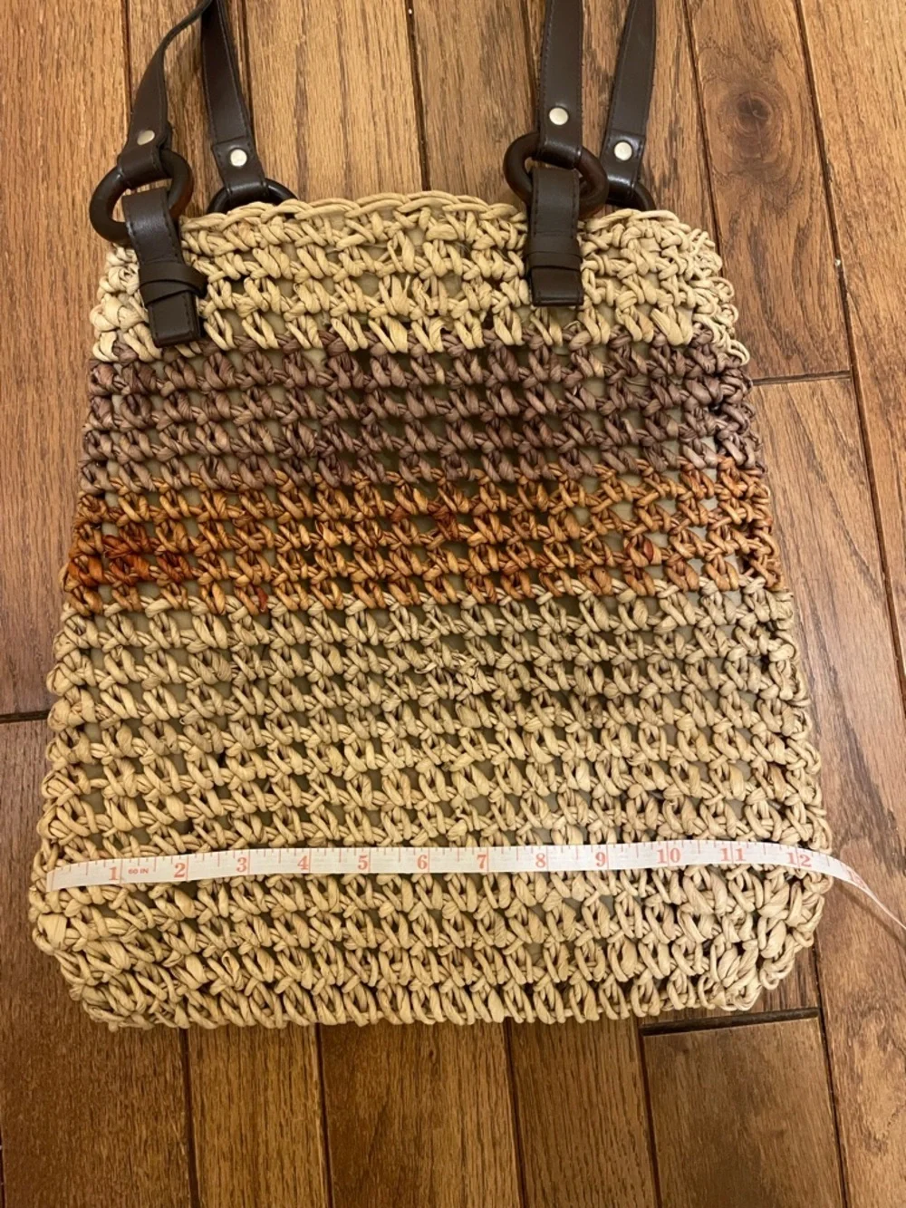 Corn Husk Woven Coastal Bohemian Festival Bag
